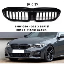 Caraks Bmw G20 3 Serisi Spor Ön Panjur Izgara Böbrek Piano Black 2019 Sonrası 1. Kalite - Caraks