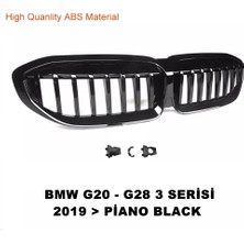 Caraks Bmw G20 3 Serisi Spor Ön Panjur Izgara Böbrek Piano Black 2019 Sonrası 1. Kalite - Caraks