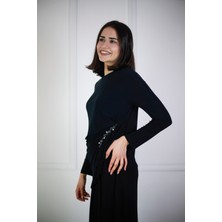 Famelin Broş Detaylı Tunik