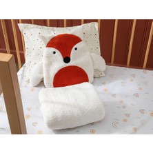 English Home Tilki Polyester Bebe Battaniye 80X110 cm Ekru