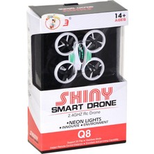 Gepettoys Q8 Mini Işıklı Neon Drone -Gepettoys