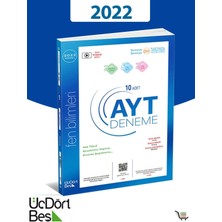 ÜçDörtBeş Yayınları 2022 AYT Fen Bilimleri 10LU Deneme