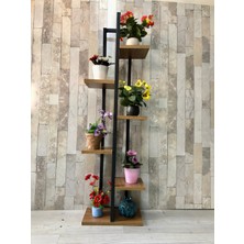 Adım Shops Dekoratif Dikey Saksılık, Çiçeklik, Raf, Bahçe Mobilya, Hediyelik Çiçek Rafı