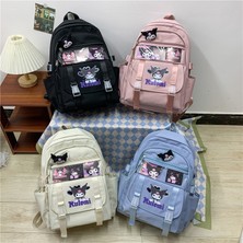 Dimity 4d Baskılı Kuromi Okul Çantası Ilkokul Sırt Çantası (Yurt Dışından)