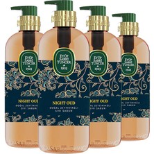 Eyüp Sabri Tuncer Night Oud Doğal Zeytinyağlı Sıvı Sabun 500 ml x 4