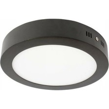 Cata 30W Yuvarlak Sıva Üstü LED Armatür Siyah Kasa Beyaz Işık CT-5238