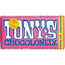 Tony's Frambuaz & Patlayan Şekerli Beyaz Çikolata 180 gr