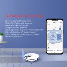 Yui S7 Nomopzone Özellikli Akıllı Robot Vacuum & Mop Süpürge Beyaz(Yui Türkiye Garantili)