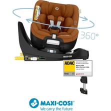 Maxi-Cosi Mica Pro Eco I-Size Isofix'li 360 Dönebilir Yatabilir 0-18 kg Bebek Oto Koltuğu Authentic Cognac