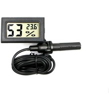 Hobi Mekatronik Dijital Ekran Sıcaklık ve Nem Ölçer - Termometre Higrometre Kuluçka