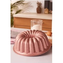 Eda Papatya 26 cm Döküm Granit Kek Kalıbı Rose