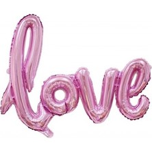 Kidspartim Love Folyo Balon Pembe