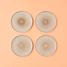 Bella Maison Glaze Stoneware 12 Parça 4 Kişilik Yemek Takımı Gri