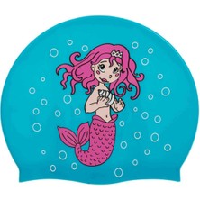 Aqua Speed Swim Cap Kıddıe Mermaid Silikon Bone