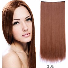 Guangdong Spirit 5 Klipsli Sentetik Saç Parçası 60CM 130G - 60/86  (Yurt Dışından)