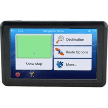 TopOne Taşınabilir Gps Navigatör Navigasyon Sistemi 5 Inç Hd Dokunmatik Ekran 8g Çoklu Dil (Yurt Dışından)