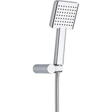 Tema Tetra Mafsallı Askılı Banyo Duş Takımı Seti Krom