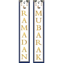 Niazi Ramazan Mübarek Sundurma Işaretli Eid Mübarek Banner Kapalı Festival C Için (Yurt Dışından)