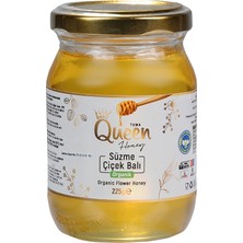 Queen Honey Süzme Çiçek Balı 225 gr Cam Kavanoz