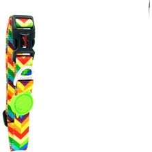 Tailpetz Rainbow M Küçük-Orta Irk Köpek Boyun Tasması (Boyun 30 cm x 50 cm)