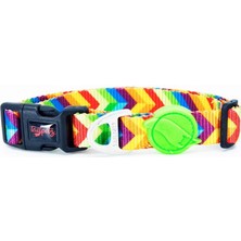 Tailpetz Rainbow S Küçük Irk Köpek Boyun Tasması (Boyun 25 cm x 40 cm)