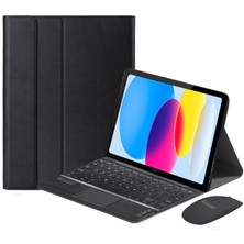 Microcase iPad Air (5.nesil) 10.9 Inch Bluetooth Touchpad Klavye+Mouse+Kılıf -Bkk7