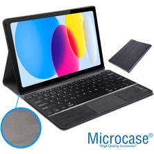 Microcase iPad Air (5.nesil) 10.9 Inch Bluetooth Touchpad Klavye+Mouse+Kılıf -Bkk7