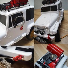 Eksenel Wraith Canavar Araba Için 2 Adet Rc Rock Crawler Çekme Halatı (Yurt Dışından)