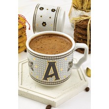 Arter Home Hermoni Monogram Porselen Harf Kupa - Ş Harfi