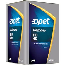 Opet Fullmono Hd 40 - 14 kg Yağ