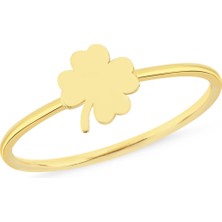 Altın Sepeti Altın Yonca Yüzük