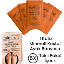 Mineroll Kristal Ayak Banyosu (5 Saşe) & Topuk Taşı (Ponza Taşı)