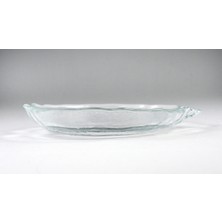 Heritage Cam Bal Kabağı Servis Tabağı Şeffaf 22 cm