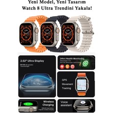 Wearfit Pro Gs 8+ Ultra Watch 8 Ultra 49mm Pro Plus Akıllı Saat Android ve Ios Uyumlu Çift Kordonlu