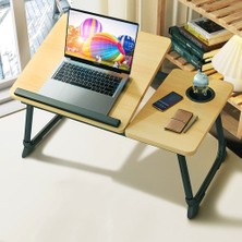 Miletus Laptop Standı Yükseltilebilir Ders Çalışma Masası Çocuk Çalışma Sehpası Yatak Sehpası Ders Masası