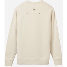 Cheemento Sweatshirt %100 Organik Pamuk Bisiklet Yaka 3 Iplik Kalın Kumaş Basic Taş Erkek