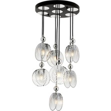 Avonnı AV-60313-7KT Krom Kaplama Modern Avize E27 Metal 40CM