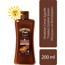 Hawaiian Tropic Bronzlaştırıcı Yağ Spf 4 200 ml