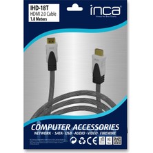 Inca IHD-18T HDMI Kablo 2.0 1.8 Metre