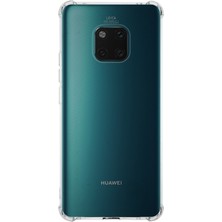 Kılıfmania Huawei Mate 20 Pro ile Uyumlu Kapak Köşe Korumalı Airbag Antishock Silikon Şeffaf Kılıf