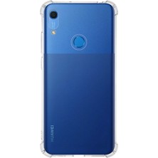 Kzy Huawei Y6S ile Uyumlu Kapak Köşe Korumalı Airbag Antishock Silikon Şeffaf Kılıf