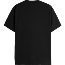 Qmari Erkek Basic Tişört Bisiklet Yaka Regular Fit - Düz Pamuklu Tshirt -Beyaz Nakişli Q Logo