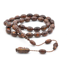 Murty99 Usta İşi Yapım Koleksiyonluk Beyzi Kesim Kafur Ağacı Tesbih 004