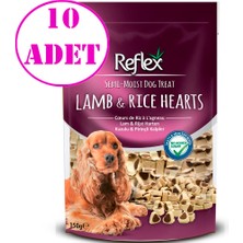 Reflex Kuzulu ve Prinçli Minik Kalpler Yumuşak Köpek Ödülü 150GR 10 Ad