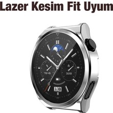 Polham Huawei Watch Gt 3 Pro 43MM Ful Kaplama Koruyucu Kılıf, Soft Silikon Darbe Emici Saat Kılıf