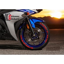 Ps Stickers Good Year Eagle Motorsiklet Lastik Yazısı Sticker 4 Adet