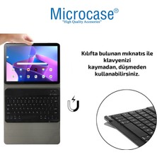 Microcase Lenovo Tab M10 3.nesil TB328FU ZAAG0003TR 10.1 Inch T328 Bluetooth Klavyeli Standlı Kılıf - Bkk1