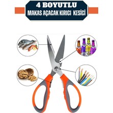 Homecare Kuhn 4 Boyutlu Mutfak Makası Açacak Kırıcı Kesici 715964