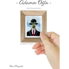 Duxud Adamın Oğlu (Son Of Man) Dmc Muline Çerçevesiz Mini Etamin Kiti 10X10CM