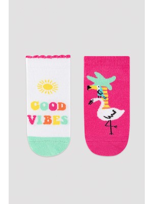Penti Kız Çocuk Vibes 2li Patik Çorap